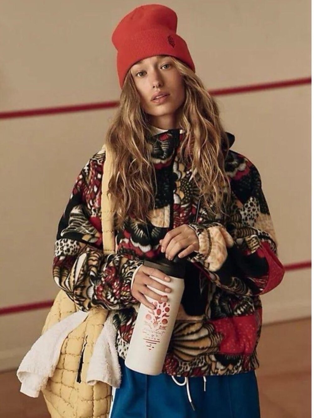 Free People Movement Wild And Free Printed Fleece Pullover NEW Size Small - Picture 5 of 16